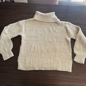 Cozy Cream Turtleneck Sweater